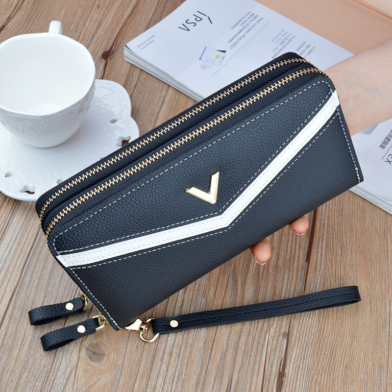 New Wallet Women's Long Double Zip Clutch - Premium Portemennees from My Store - Just €19.87! Shop now at KIYOO Royal Brand