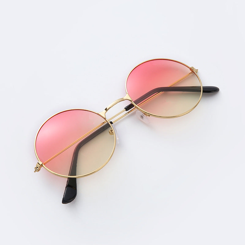 Men's Fashion Casual Color Round Sunglasses