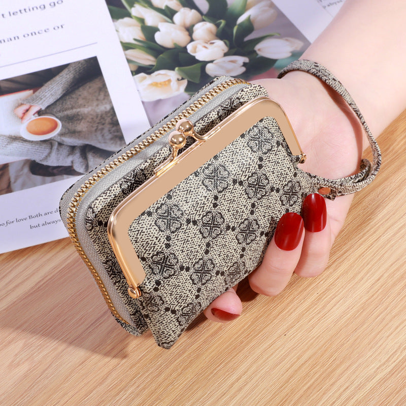 Wallet Women's Fashion Wrist Strap Short - Premium Portemennees from My Store - Just €14.79! Shop now at KIYOO Royal Brand