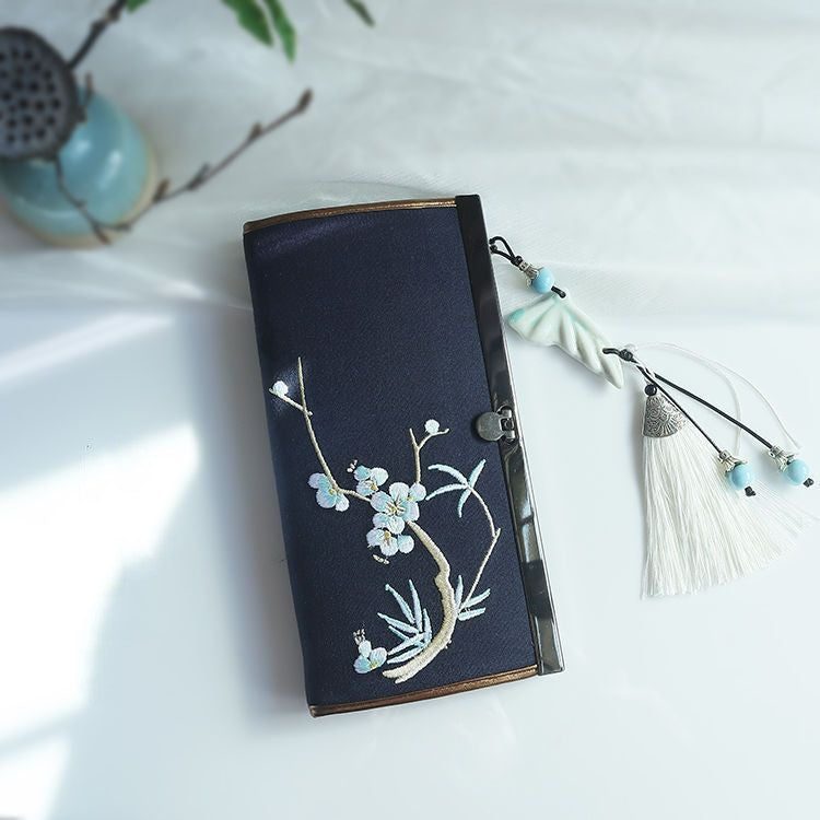 Women's Fashion Artistic Retro Embroidery Clutch Purse - Premium Portemennees from My Store - Just €57.81! Shop now at KIYOO Royal Brand