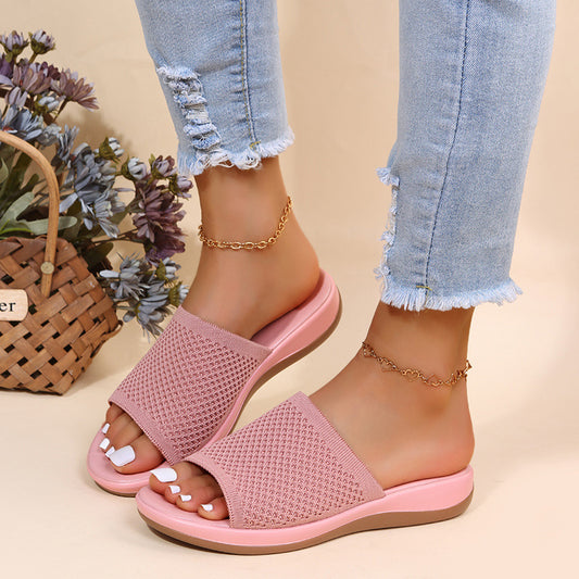 Women Shoes Summer Flat Sandals Casual Indoor Outdoor Slipper For Beach Shoes - Premium Sandalen from My Store - Just €31.45! Shop now at KIYOO Royal Brand