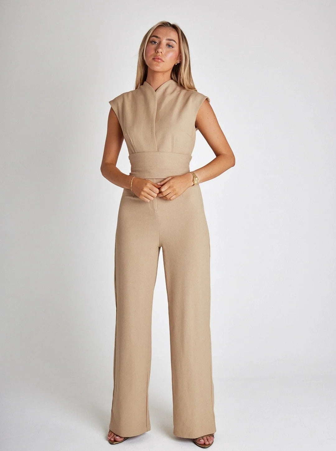 Layla Wide-Leg Jumpsuit (User 1160931) - Premium new arrivals from KIYOO Royal Brand - Just €42.77! Shop now at KIYOO Royal Brand