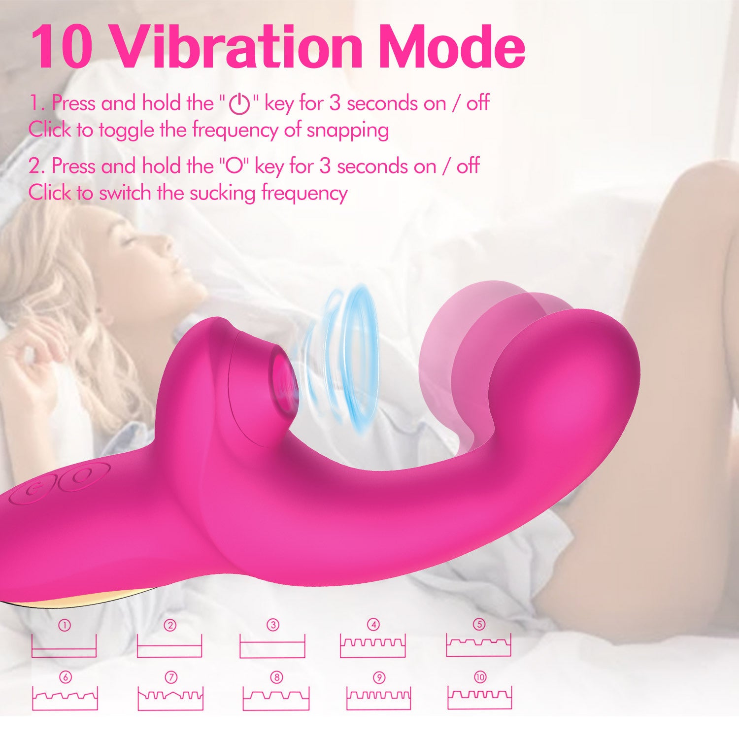 G-spot Massage Finger Button Multi-frequency Sucking Massager - Premium sextoys from My Store - Just €85.93! Shop now at KIYOO Royal Brand