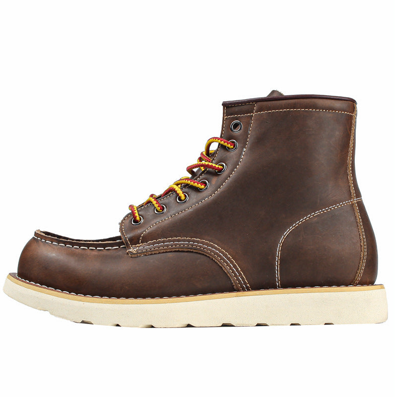 Retro Mark Head Work Boots Casual Martin Men - Premium Boots from My Store - Just €113.87! Shop now at KIYOO Royal Brand