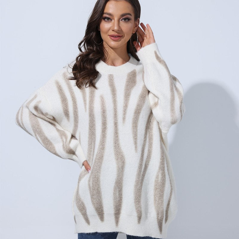 Lazy Style Sweater Women Print Pullover - Premium Truien & Vesten from My Store - Just €45.14! Shop now at KIYOO Royal Brand