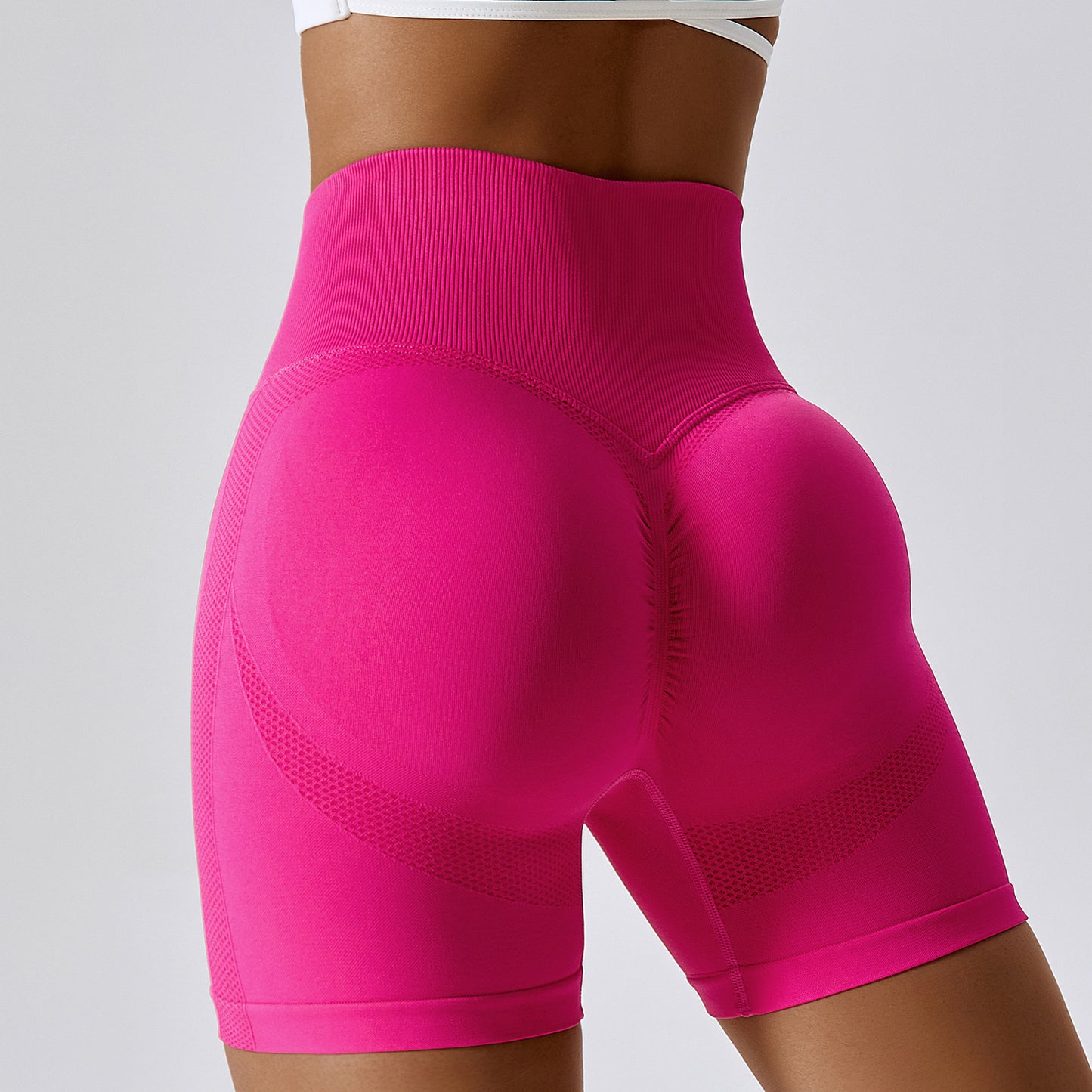 Women's Seamless Yoga Shorts In Europe And America