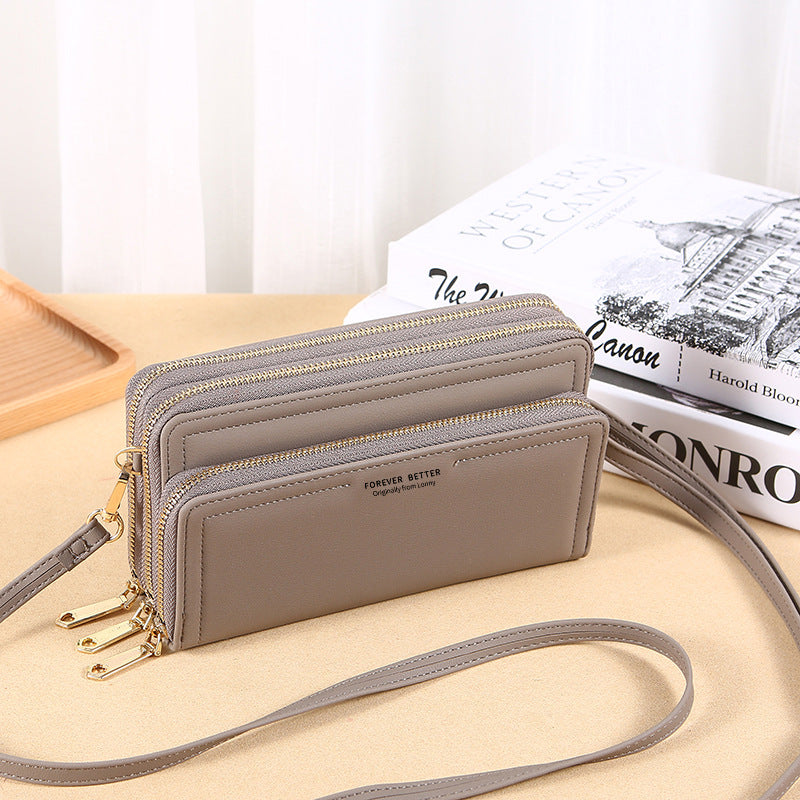 New Women's Long Wallet Double-layer Zipper Large-capacity Handbag - Premium Portemennees from My Store - Just €27.69! Shop now at KIYOO Royal Brand