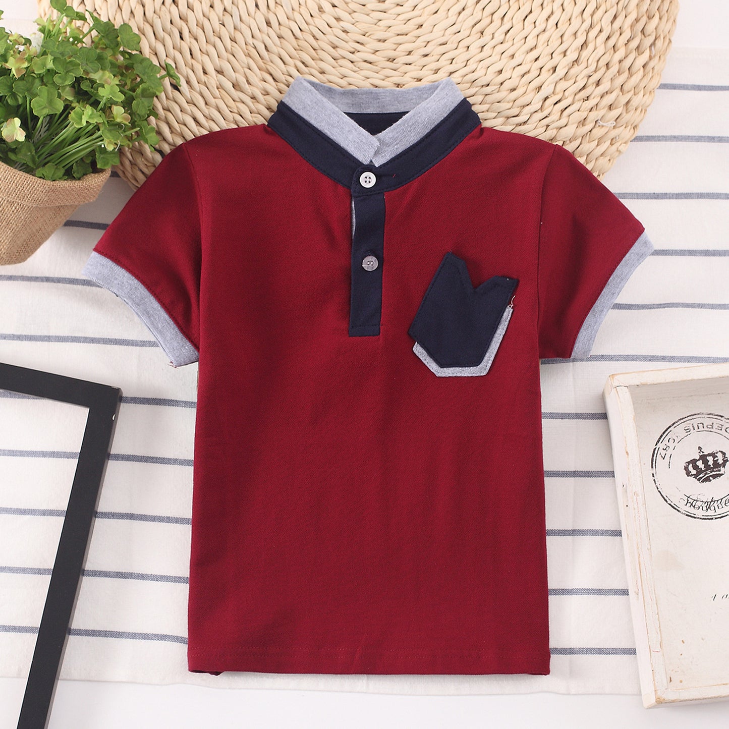 Kids Shirt Children Clothes Baby Wear Boys Tops - Premium T-shirt Jongens from My Store - Just €22.86! Shop now at KIYOO Royal Brand