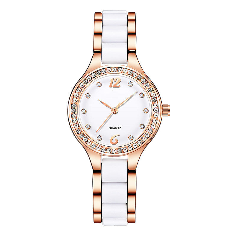 Women's Fashion Simple Waterproof Ceramic Watch With Diamonds - Premium Dames Horloges from My Store - Just €32.19! Shop now at KIYOO Royal Brand