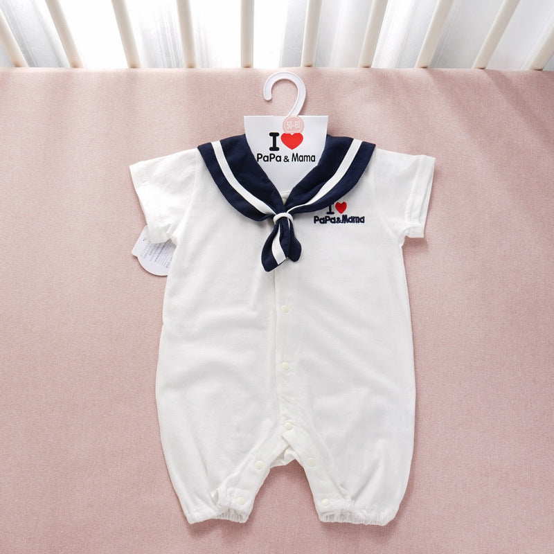 Marine stijl baby rompertjes - Premium babykleding from My Store - Just €29.91! Shop now at KIYOO Royal Brand