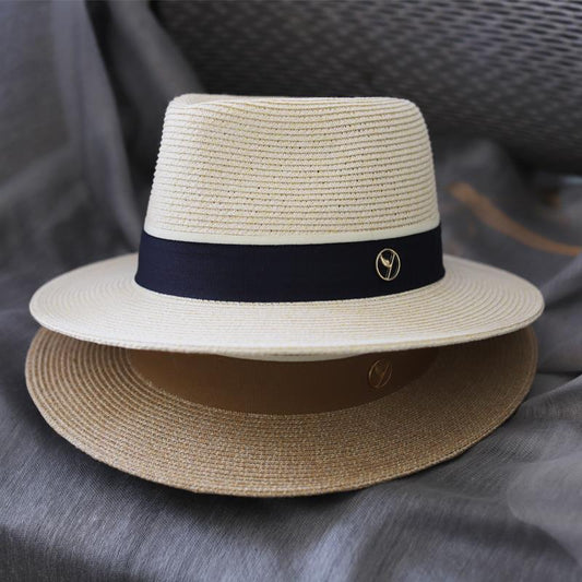 Sun-proof Beach Straw Men's Top Hat - Premium Hoeden & Petten from My Store - Just €79.82! Shop now at KIYOO Royal Brand