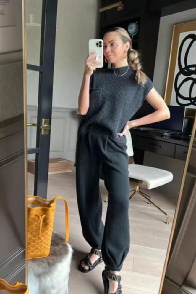 Casual Two Piece Outfits With Pockets Sleeveless Top And Loose Pants - Premium jumpsuit from My Store - Just €58.01! Shop now at KIYOO Royal Brand