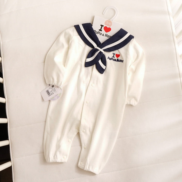 Marine stijl baby rompertjes - Premium babykleding from My Store - Just €29.91! Shop now at KIYOO Royal Brand