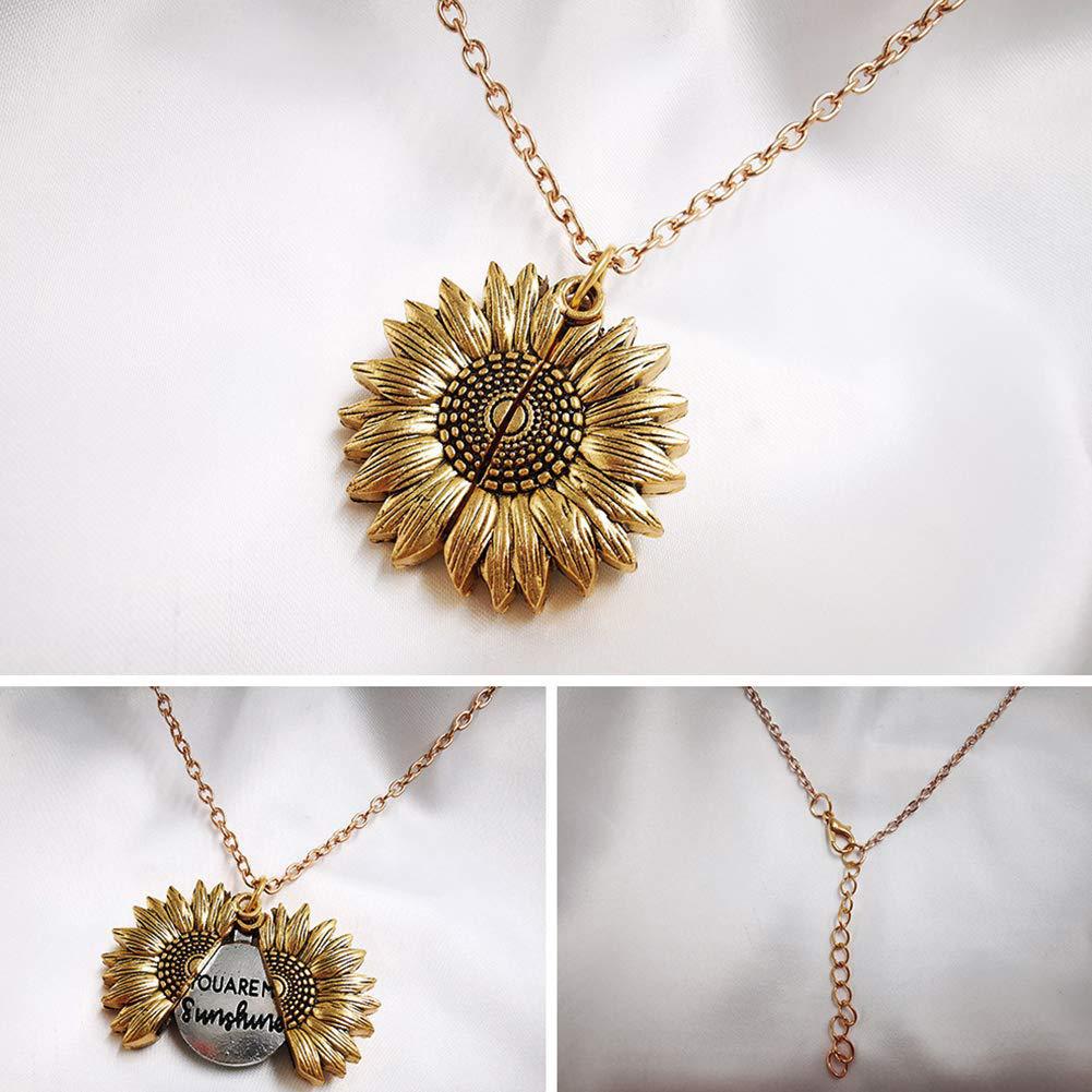 You Are My Sunshine Zonnebloem ketting dames