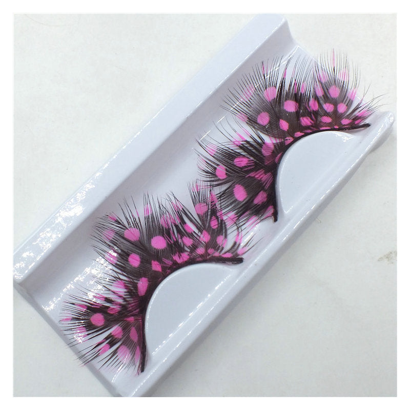 Two-color Color Matching Feather Eye Lashes - Premium Cosmetica from My Store - Just €10.23! Shop now at KIYOO Royal Brand