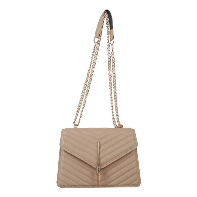 New Temperament Pure Color One Shoulder Retro Crossbody Small Square Bag - Premium Damestas from My Store - Just €22.73! Shop now at KIYOO Royal Brand