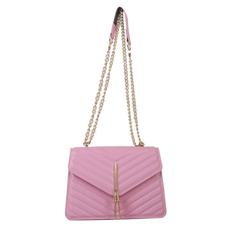 New Temperament Pure Color One Shoulder Retro Crossbody Small Square Bag - Premium Damestas from My Store - Just €22.73! Shop now at KIYOO Royal Brand