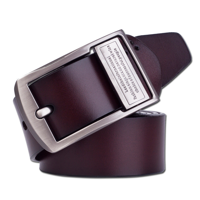 Men's Leather Pin Buckle Belt Fashion Casual - Premium Riemen from My Store - Just €24.03! Shop now at KIYOO Royal Brand