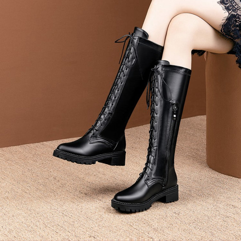 Fashion Knee-length Women's Boots - Premium Dames laarzen from My Store - Just €113.74! Shop now at KIYOO Royal Brand