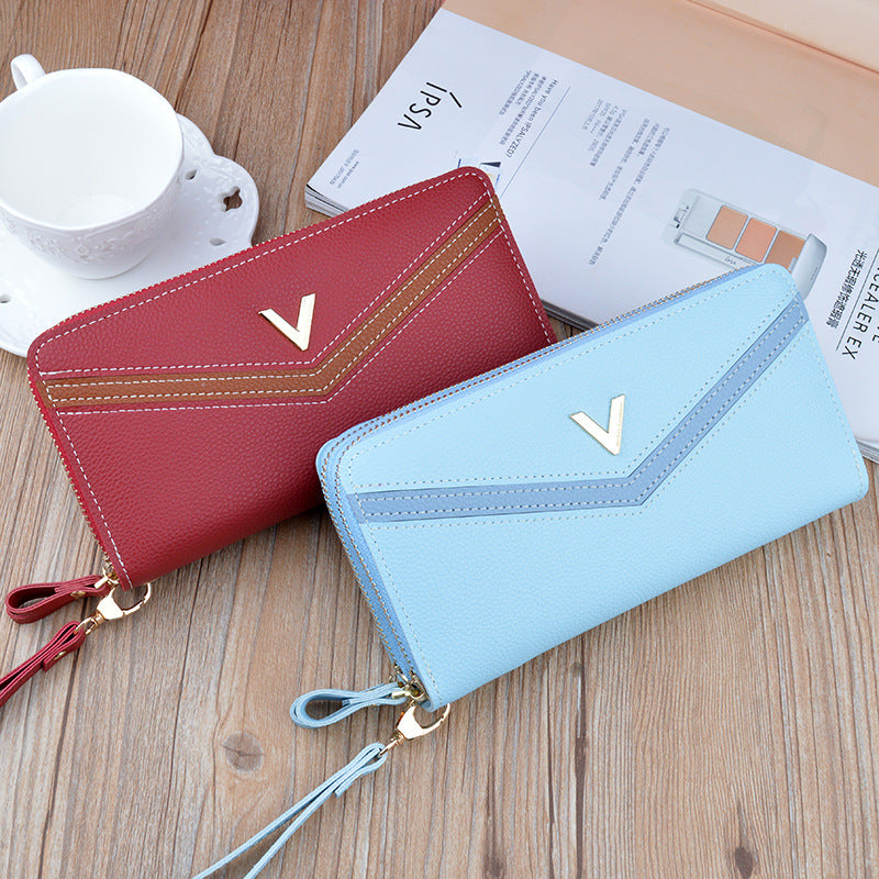 New Wallet Women's Long Double Zip Clutch - Premium Portemennees from My Store - Just €19.87! Shop now at KIYOO Royal Brand