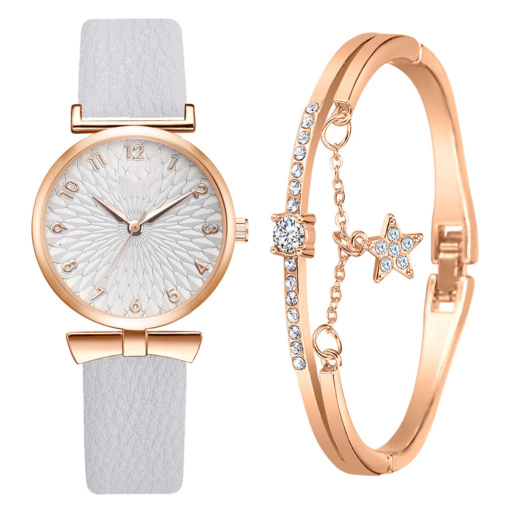 Women's Fashion Quartz Pu Strap Simple Fashion Watch Women's Watch Wholesale