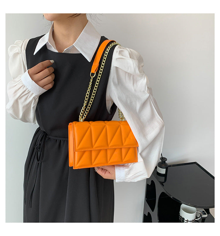 Chain Small Square Retro Atmospheric Crossbody Bag - Premium Damestas from My Store - Just €21.67! Shop now at KIYOO Royal Brand