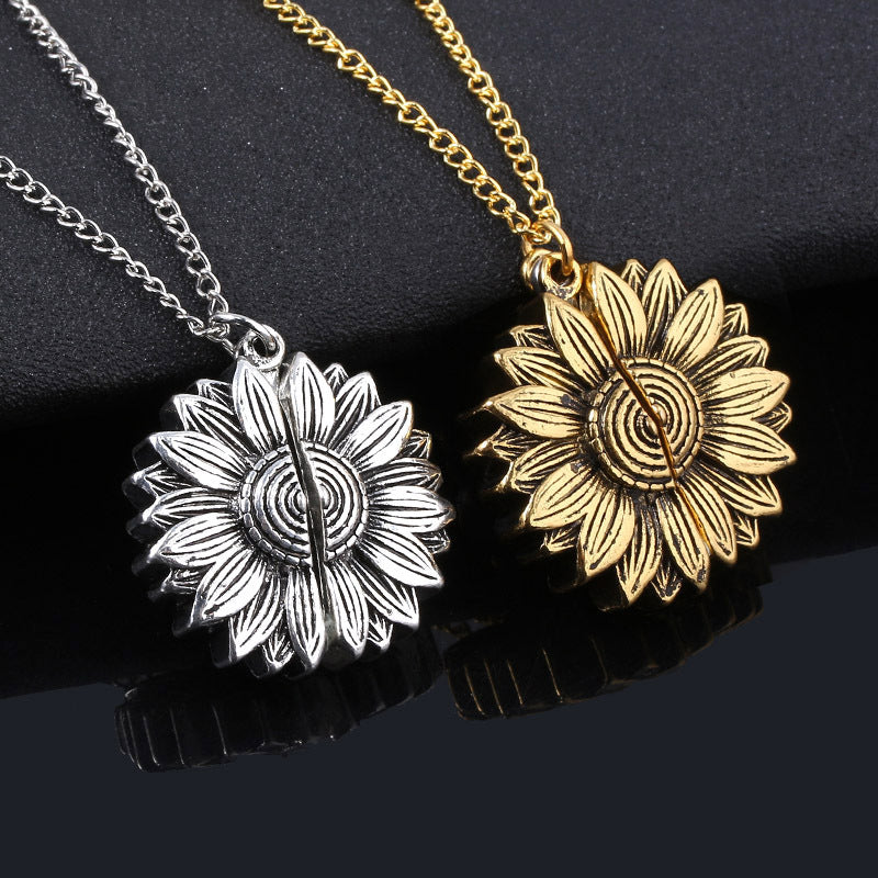 You Are My Sunshine Zonnebloem ketting dames