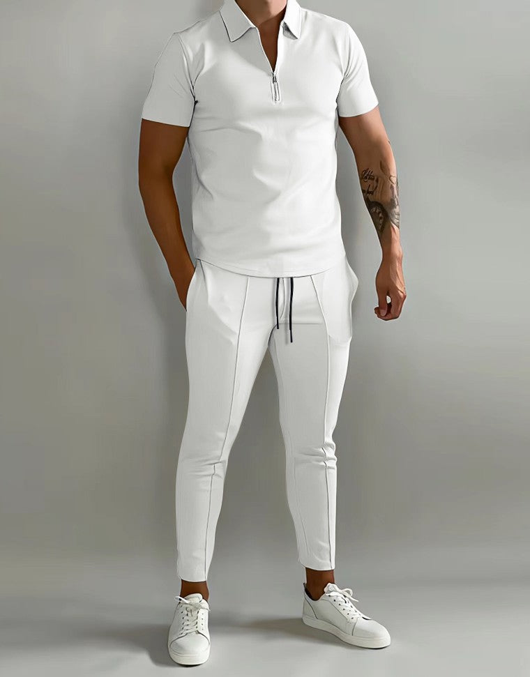 Slim casual sportpak voor heren - Premium korte broeken/shirts from My Store - Just €41.93! Shop now at KIYOO Royal Brand