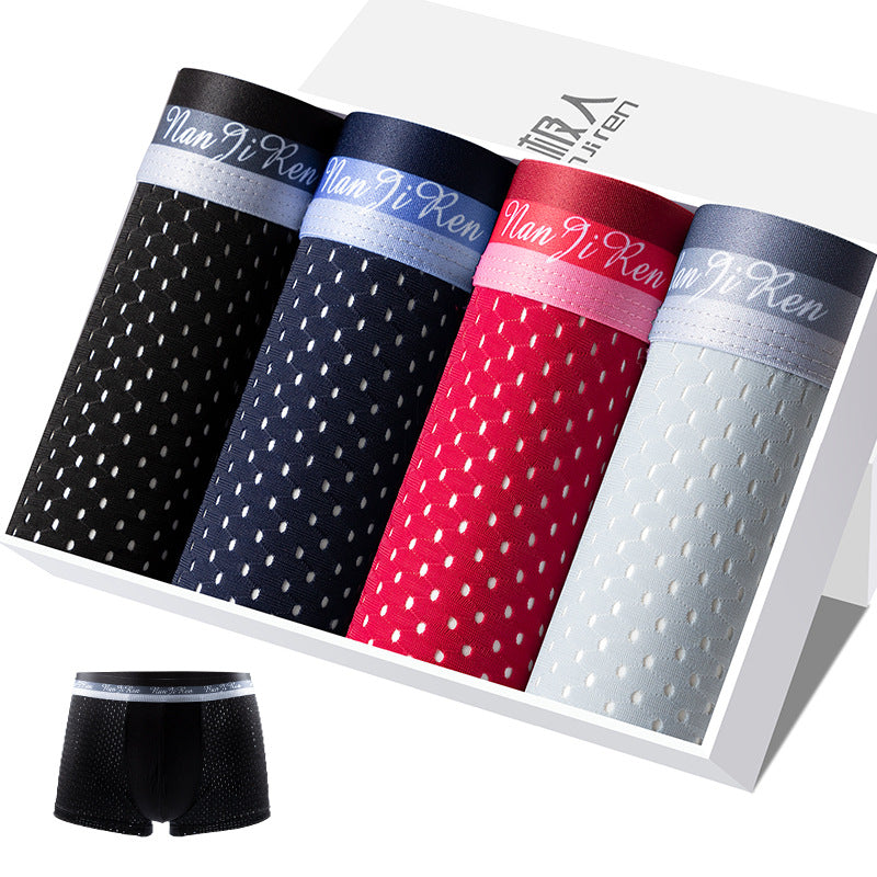 Modal Boxer Shorts Breathable Large Size Fatty Boxer Shorts Head Box - Premium Ondergoed from My Store - Just €55.61! Shop now at KIYOO Royal Brand