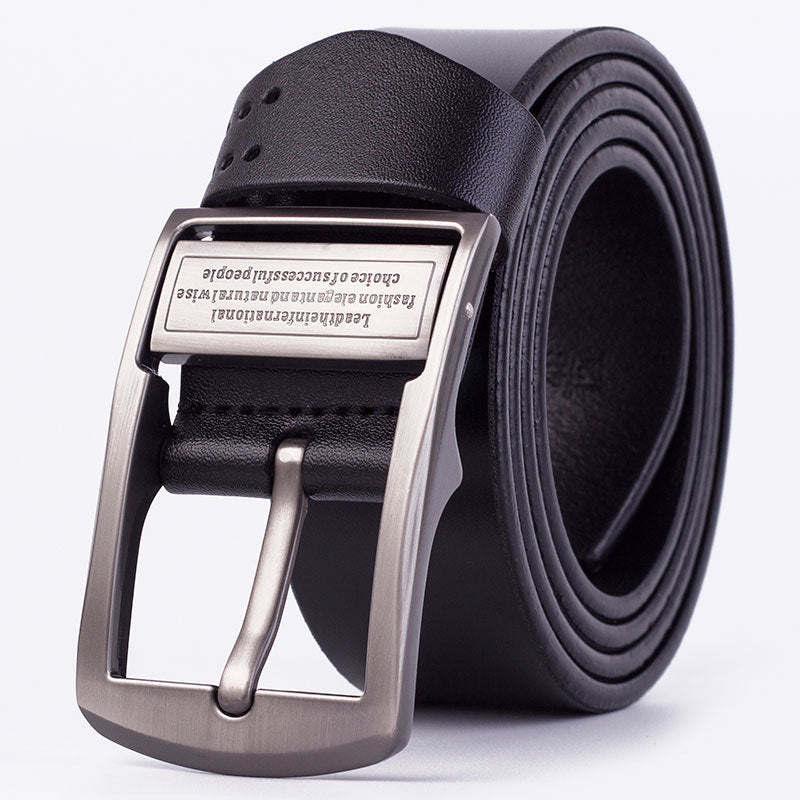 Men's Leather Pin Buckle Belt Fashion Casual - Premium Riemen from My Store - Just €24.03! Shop now at KIYOO Royal Brand