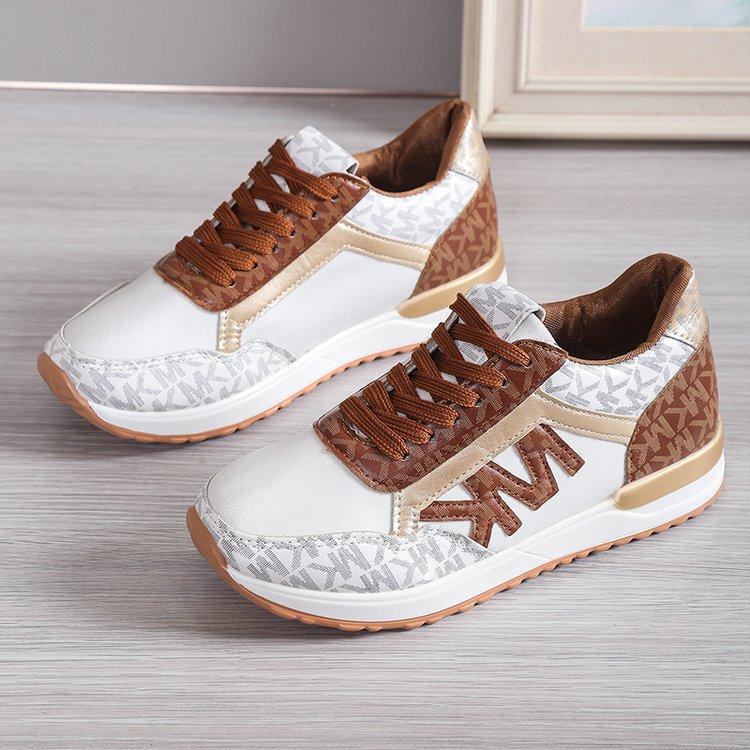 Women's Fashion Casual Printing Lace Up Round Toe Color Matching Running Shoes - Premium Dames sportschoenen from My Store - Just €35.82! Shop now at KIYOO Royal Brand