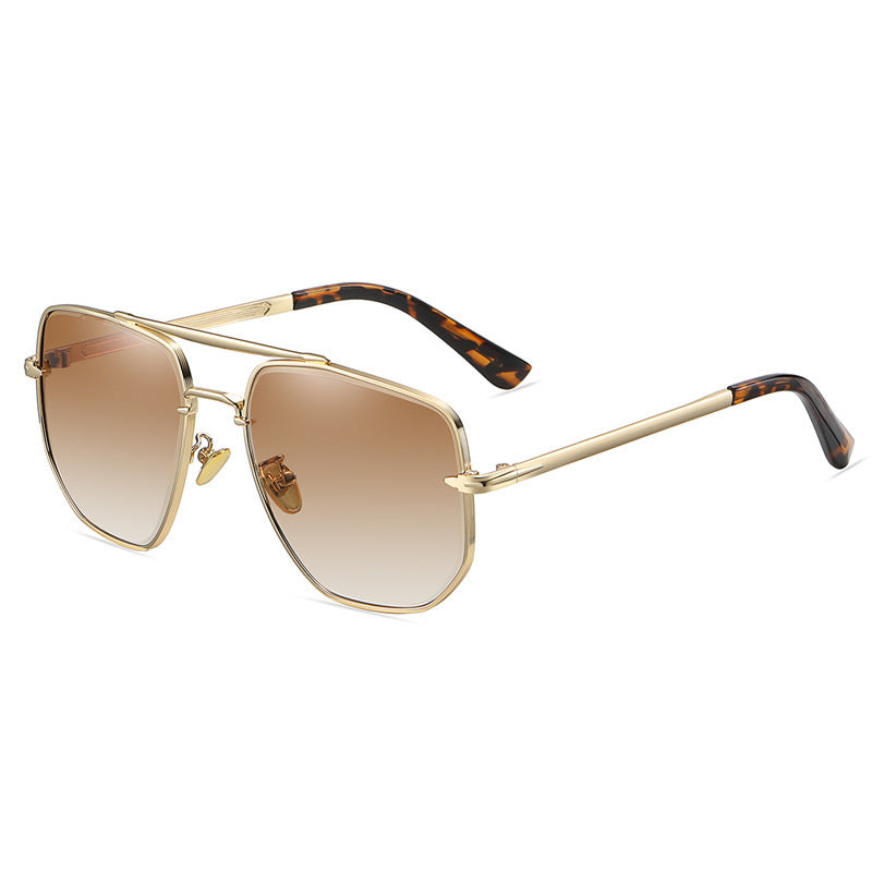 Men's Double Bridge Gradient Cut Sunglasses - Premium Zonnebrillen from My Store - Just €23.01! Shop now at KIYOO Royal Brand