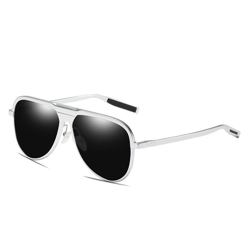 Fashion Personality Aluminum Magnesium Men's Sunglasses - Premium Zonnebrillen from My Store - Just €41.15! Shop now at KIYOO Royal Brand