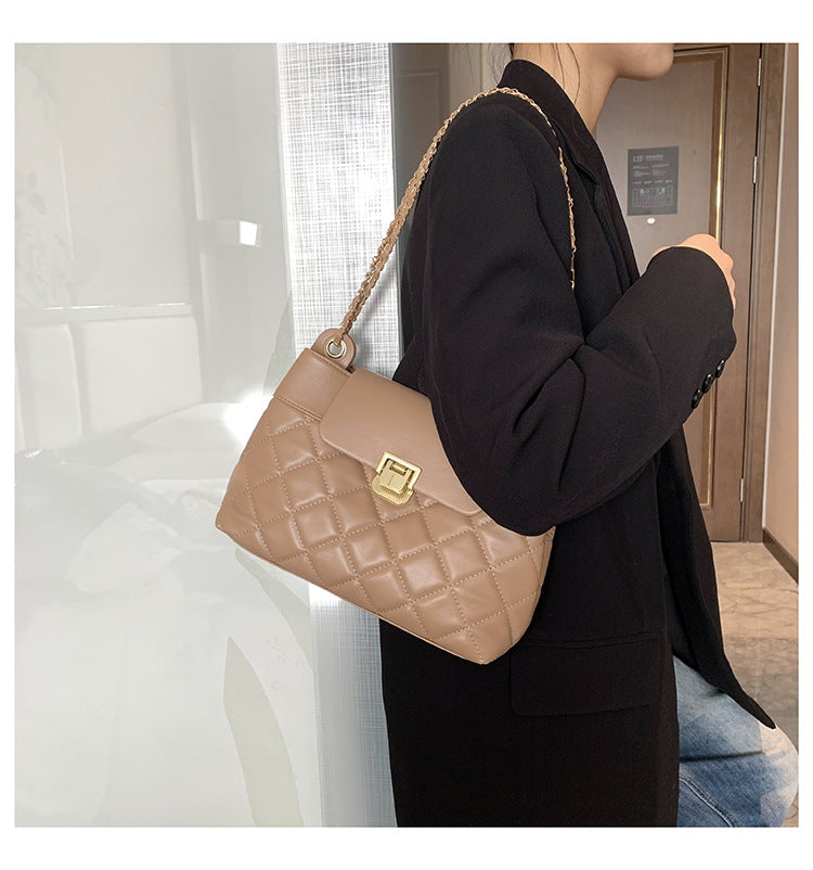 Diamond Chain Crossbody Bag Shoulder Commuter - Premium Damestas from My Store - Just €20.51! Shop now at KIYOO Royal Brand