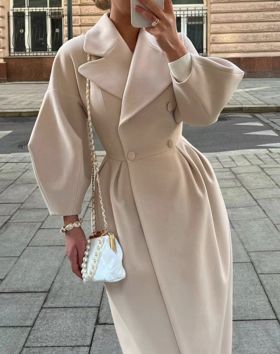 Vintage Court Lantern Sleeves Large Lapel Jacket - Premium Dames Jassen from My Store - Just €59.16! Shop now at KIYOO Royal Brand