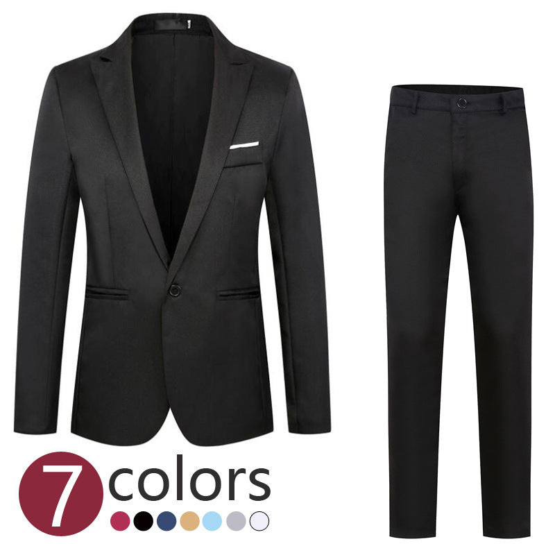 Suits For Wedding Tuxedo Clothes Jacket Men Suit - Premium Pakken & Stropdassen from My Store - Just €55.87! Shop now at KIYOO Royal Brand