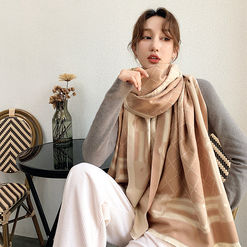 Ta Cashmere Warm Scarf Keep Warm - Premium Sjaals & omslagdoeken from My Store - Just €40.94! Shop now at KIYOO Royal Brand