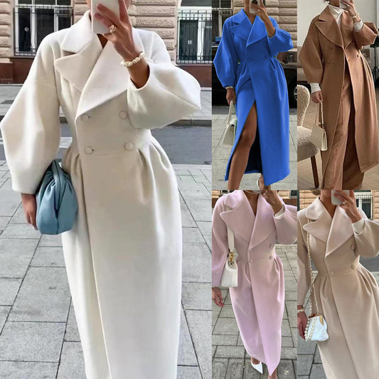 Vintage Court Lantern Sleeves Large Lapel Jacket - Premium Dames Jassen from My Store - Just €59.16! Shop now at KIYOO Royal Brand