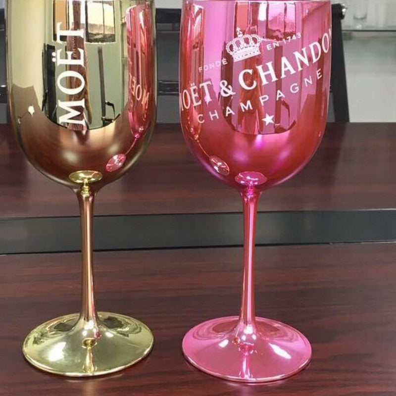 Plastic champagne glass