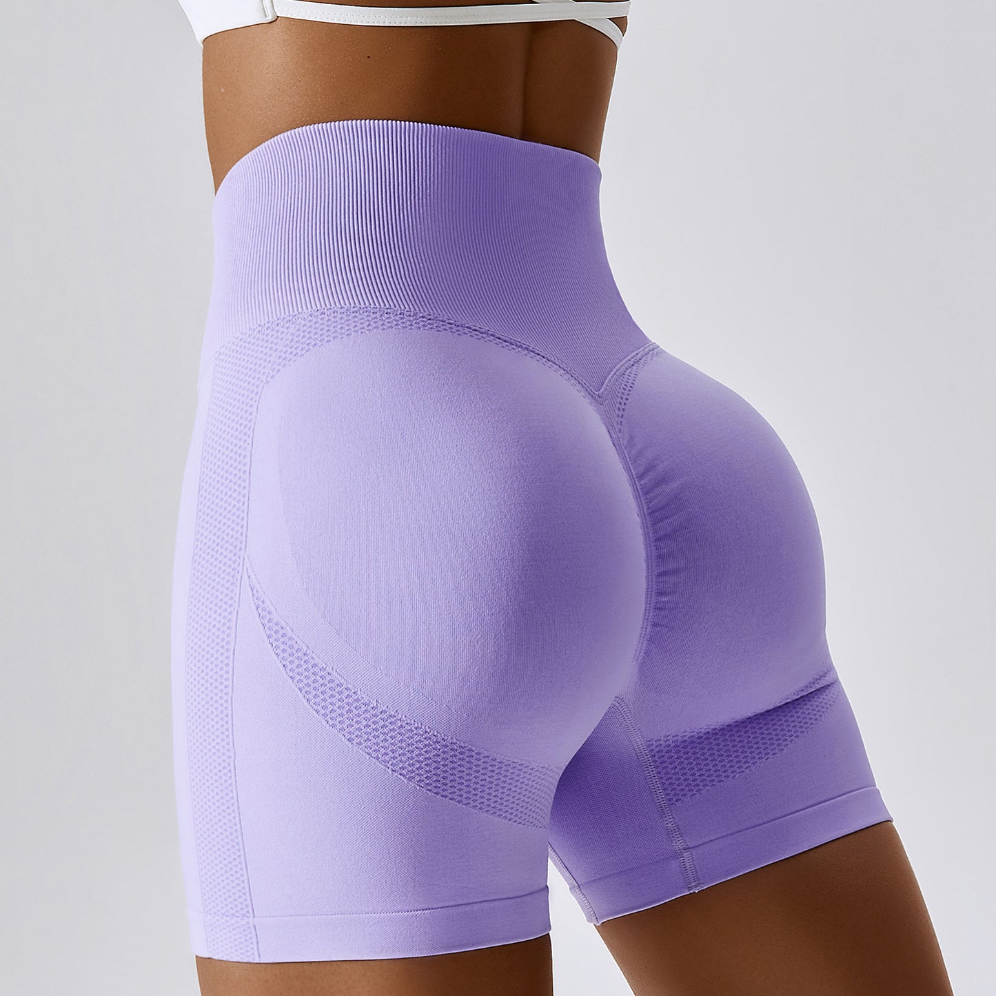 Women's Seamless Yoga Shorts In Europe And America