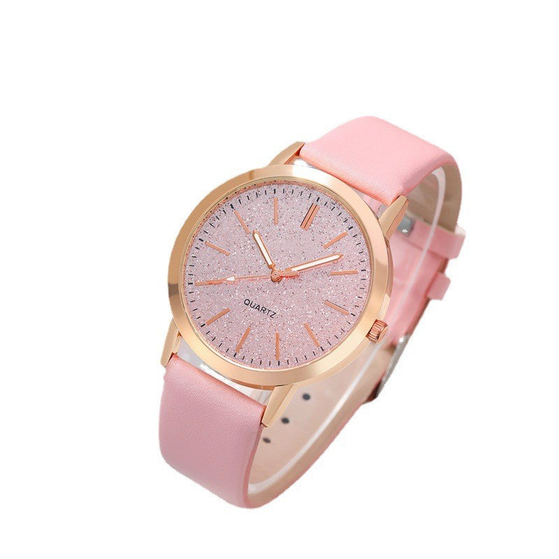 Women's Round Pointer Quartz Watch Set - Premium Dames Horloges from My Store - Just €13.14! Shop now at KIYOO Royal Brand