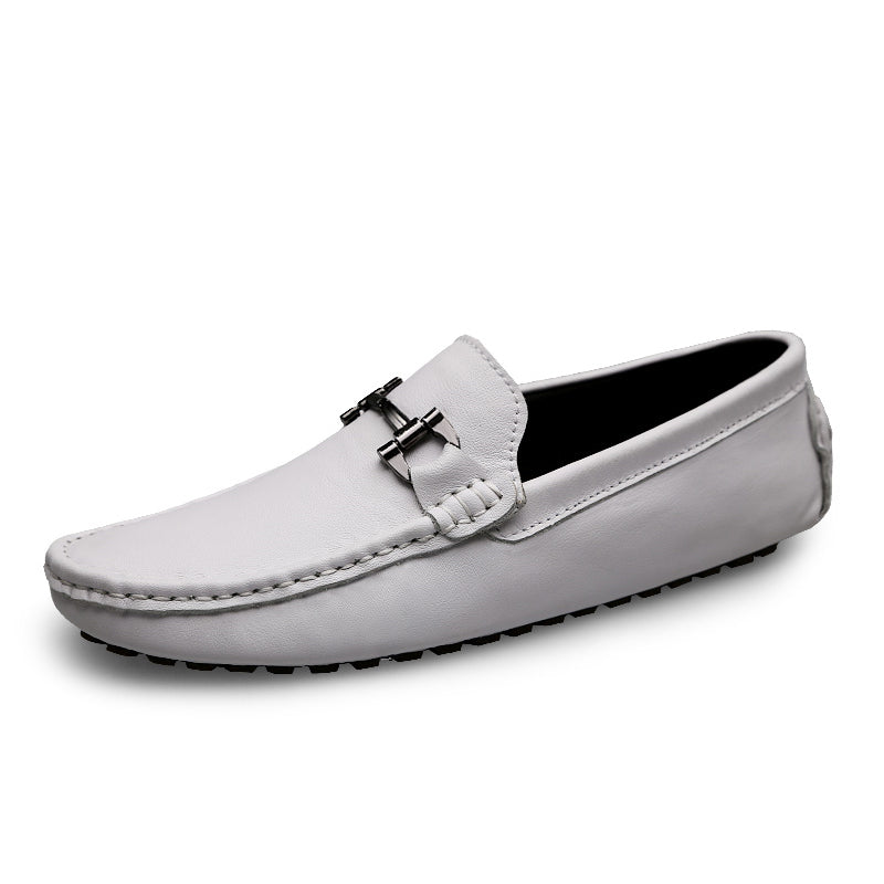 Slip On Genuine Leather Loafers Men Casual Shoes Designer