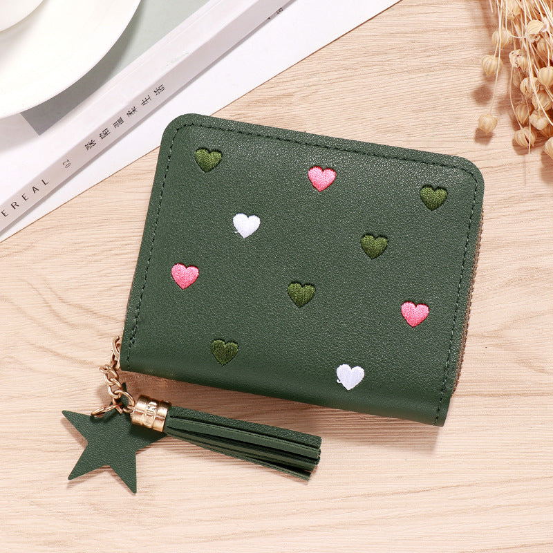 Women's Leather Card Bag Korean Version - Premium Portemennees from My Store - Just €11.28! Shop now at KIYOO Royal Brand