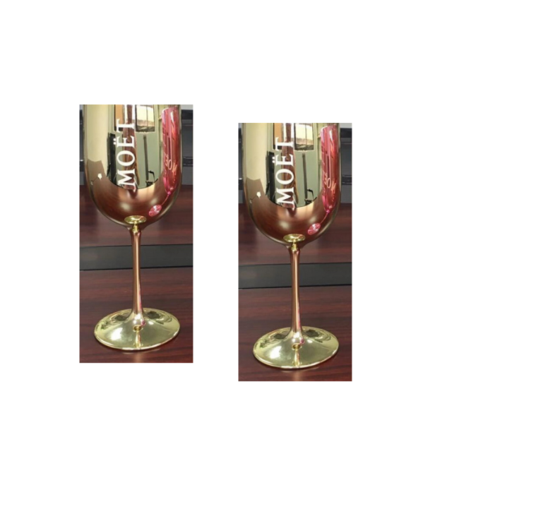 Plastic champagne glass