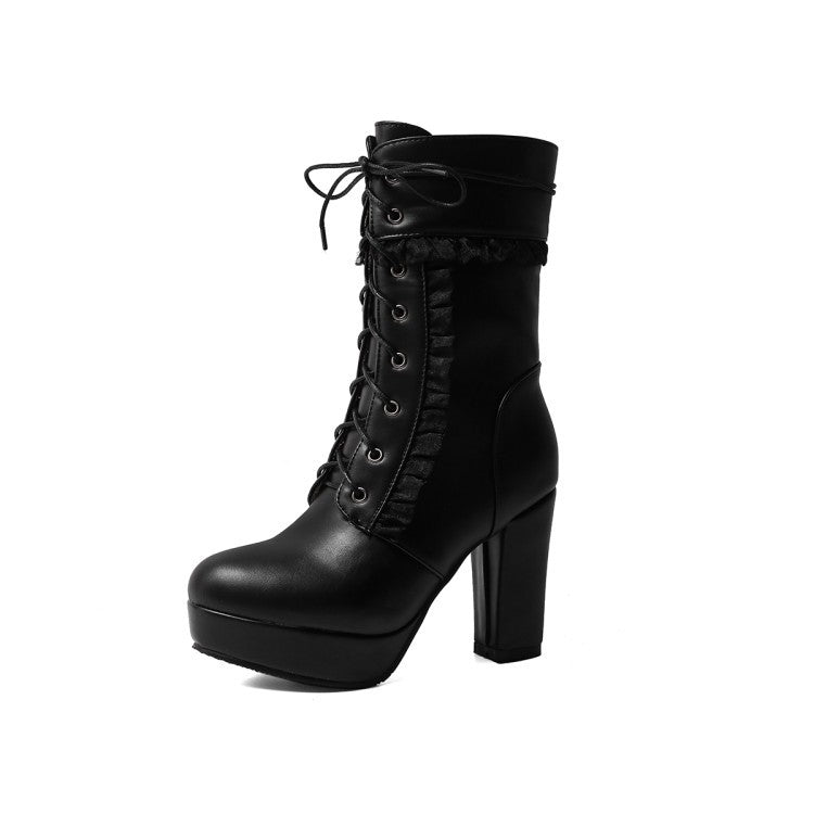 Women's Fashionable High-heeled Boots - Premium Dames laarzen from My Store - Just €65.03! Shop now at KIYOO Royal Brand