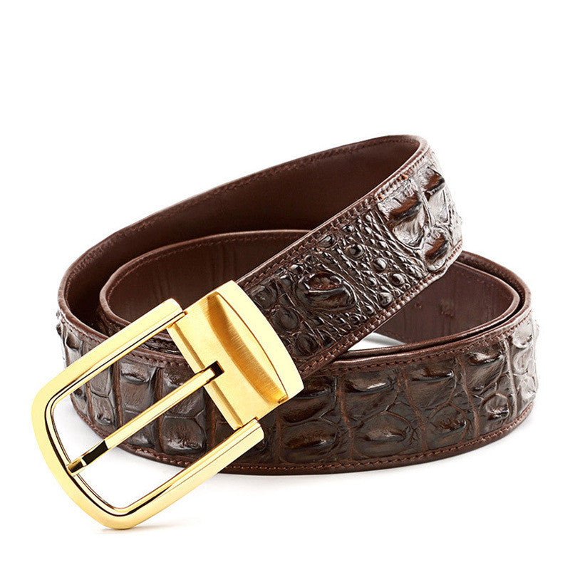 Zakelijke Casual Riem Heren Pin Gesp - Premium Riemen from My Store - Just €97.25! Shop now at KIYOO Royal Brand