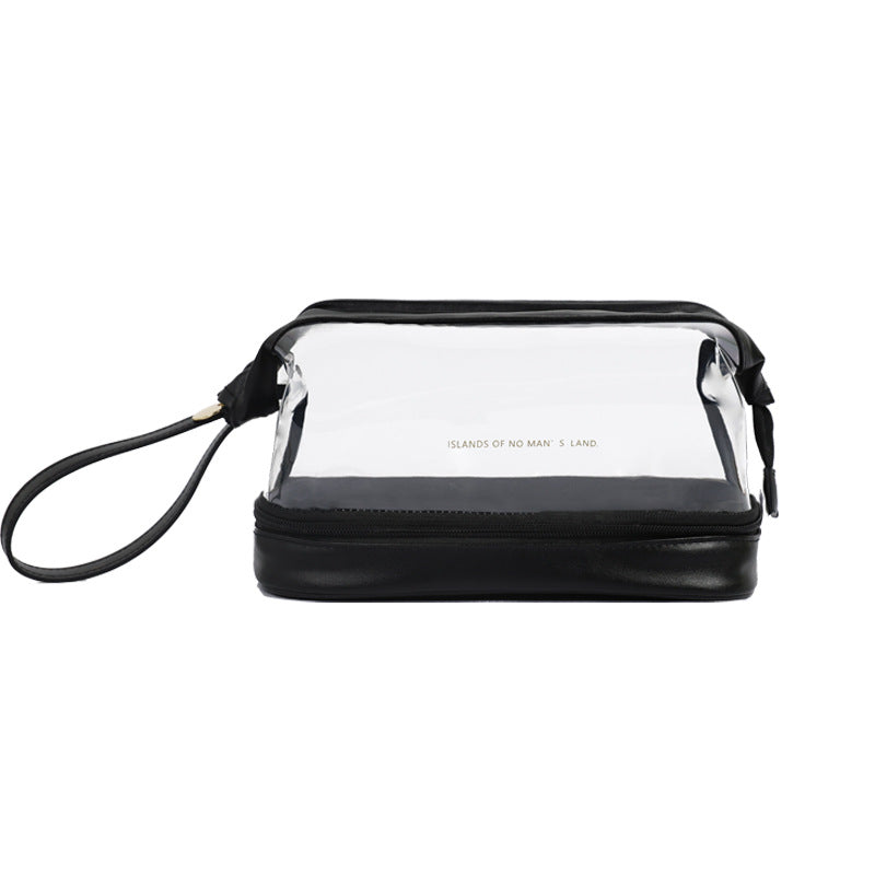 Double Layer Cloud Transparent Steel Wire Cosmetic Bag - Premium Cosmetica from My Store - Just €37.03! Shop now at KIYOO Royal Brand