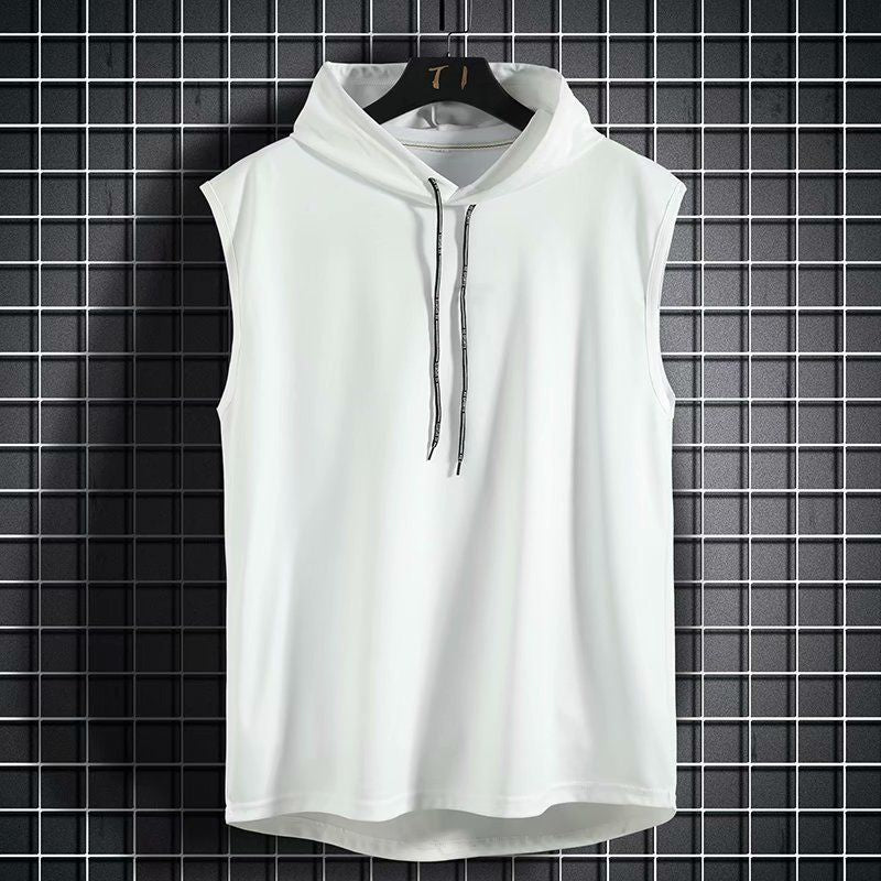 Fitness Plus-maat vest met capuchon - Premium T-shirts/Hemden from My Store - Just €21.97! Shop now at KIYOO Royal Brand