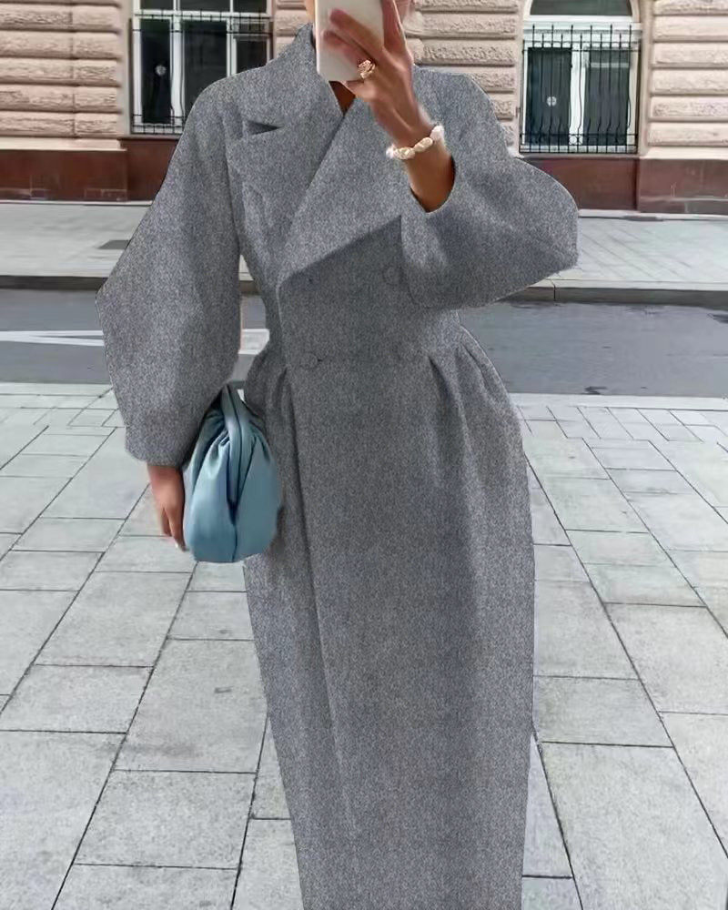 Vintage Court Lantern Sleeves Large Lapel Jacket - Premium Dames Jassen from My Store - Just €59.16! Shop now at KIYOO Royal Brand