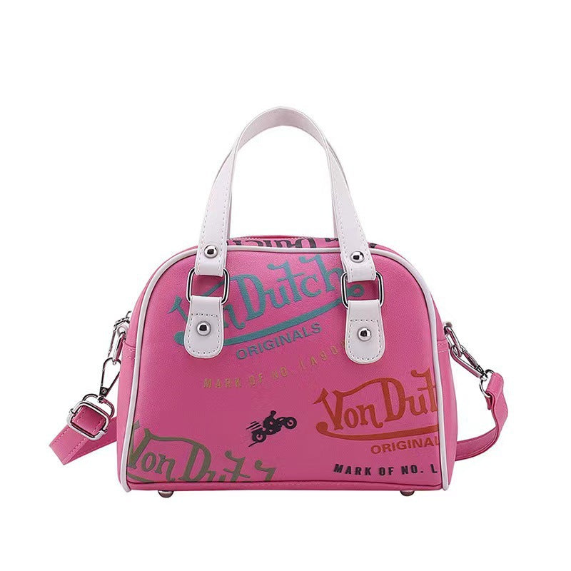 Personalized Letter Graffiti Shoulder Messenger Bag